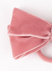 Lily Rose Hair Bobbles Velvet Bow Hair Bobble in Blush - Trotters Childrenswear