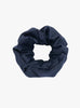 Lily Rose Hair Bobbles Velvet Scrunchie in Navy