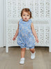 Lily Rose Romper Little Willow Romper in Blue Betsy