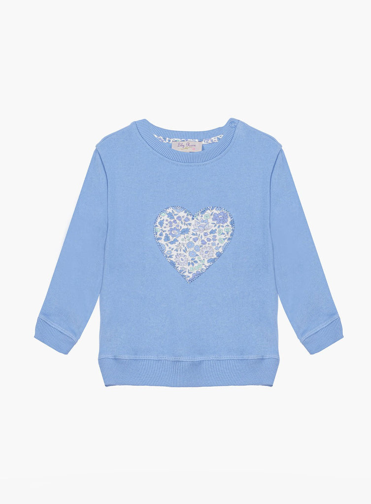 Lily Rose Sweatshirt Little Sweatshirt in Danjo Heart