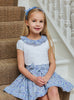 Lily Rose Top Willow Jersey Top in Blue Danjo