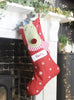 Lime Tree London Personalised Product Large Snowflake Reindeer Personalised Christmas Stocking - Trotters Childrenswear