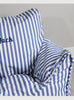 Lime Tree London Personalised Product Personalised Children's Bean Bag Chair in Blue Stripe - Trotters Childrenswear