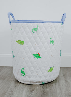 Lime Tree London Personalised Product Personalised Quilted Toy Bag in Dinosaur