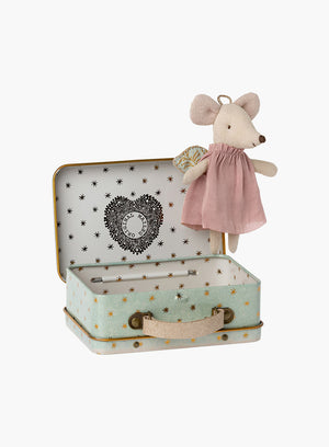 Maileg Toy Maileg Angel Mouse in a Suitcase