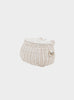 Olli Ella Basket Olli Ella Chari Bag in White - Trotters Childrenswear