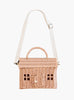 Olli Ella Basket Olli Ella Rattan Casa Bag in Rose