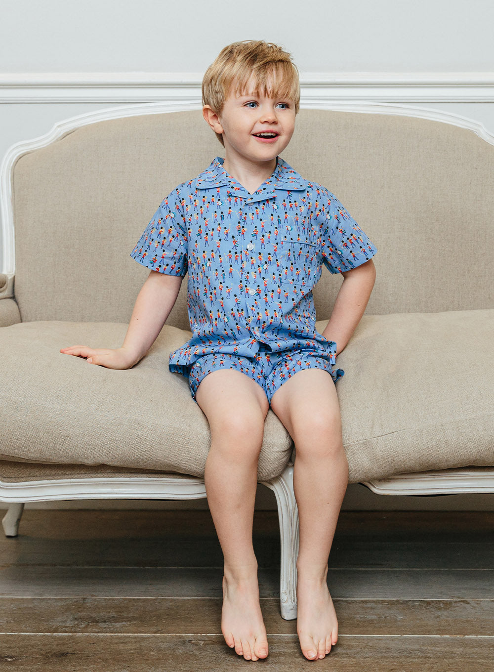 Original Pyjama Company Boys Musical March Pyjamas Blue Soldier