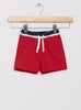 Petit Breton Shorts Little Ethan Shorts in Red - Trotters Childrenswear