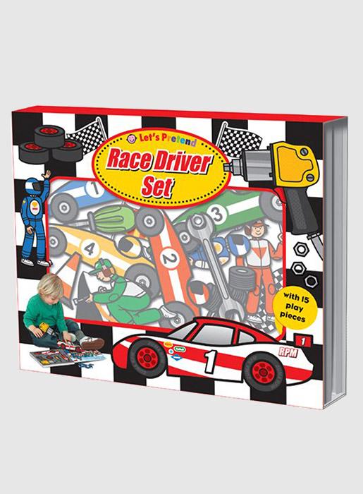 Priddy Books Toy Let's Pretend Racing Driver Set - Trotters Childrenswear