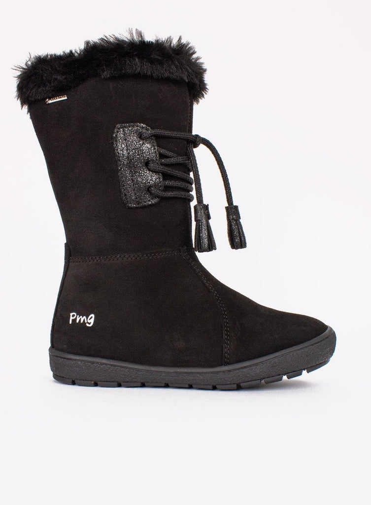 Primigi Boots Primigi Fur Trim Boots in Black