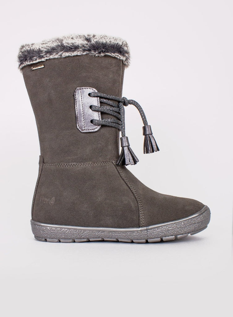 Primigi Boots Primigi Fur Trim Boots in Grey