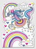 Rachel Ellen Toy Unicorn Birthday Card - Trotters Childrenswear