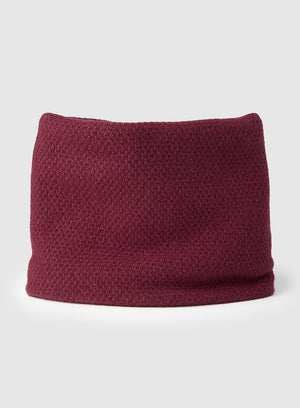Snoody Snoody Rice Stitch Snoody in Burgundy