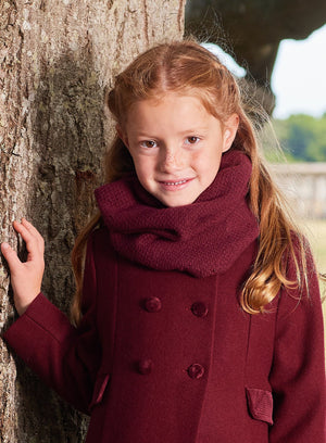 Snoody Snoody Rice Stitch Snoody in Burgundy