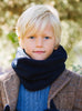 Snoody Snoody Rice Stitch Snoody in Navy - Trotters Childrenswear