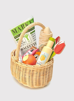 Tender Leaf Toys Toy Wicker Shopping Basket