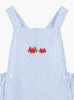 Thomas Brown Bib Shorts Little Alexander Bib Shorts in Blue Stripe Crab