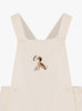 Thomas Brown Bib Shorts Little Alexander Bib Shorts in Oatmeal Stripe