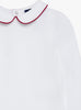 Thomas Brown Body Little Long Sleeved Milo Body in White/Red