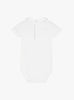 Thomas Brown Body Little Short-Sleeved Monty Stitch Body in White/Pale Blue