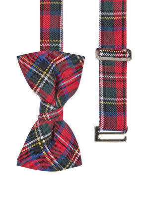 Thomas Brown Bow Tie Bow Tie in Red Tartan