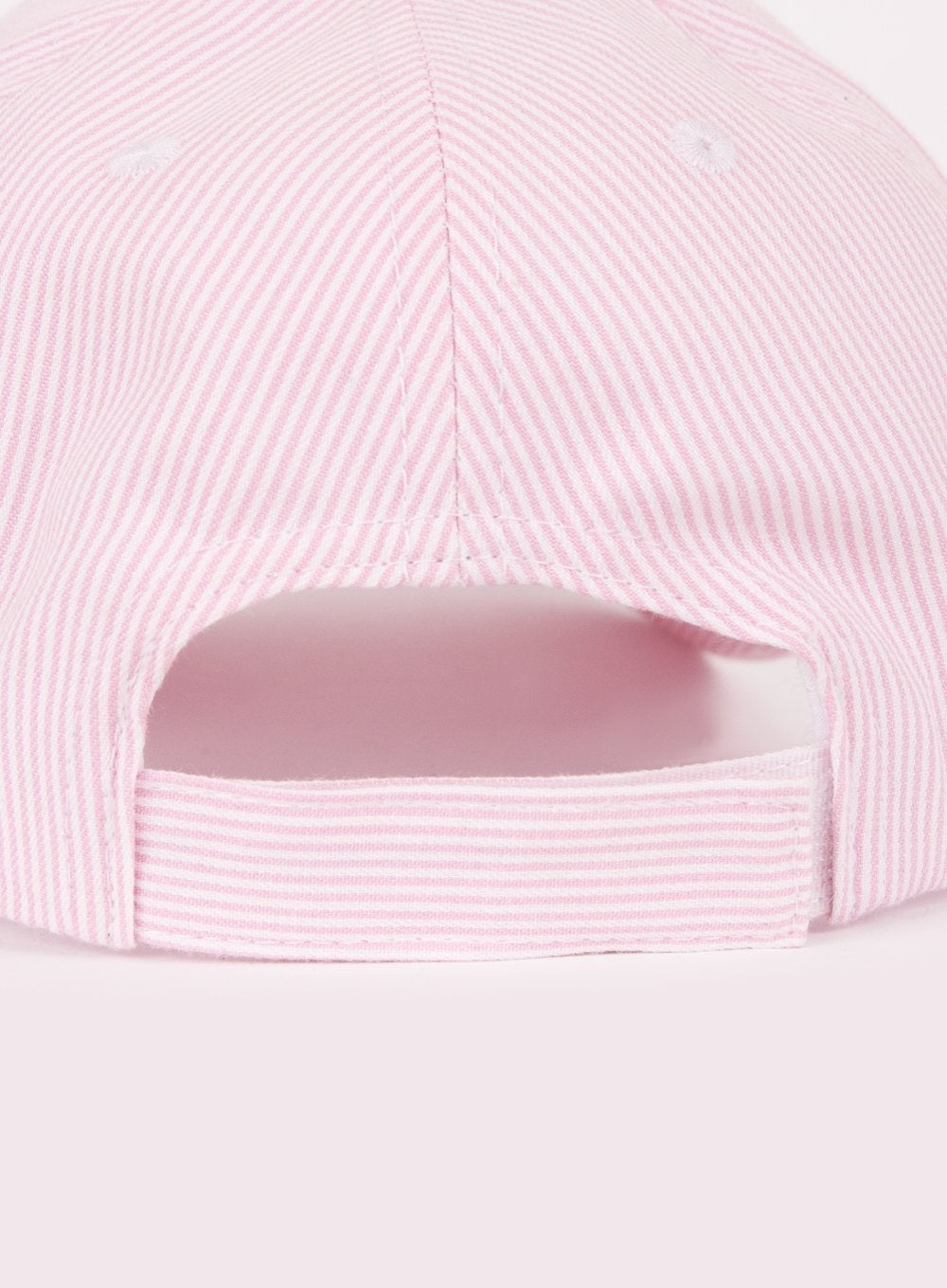 Thomas Brown Hat Charlie Cap in Pink Stripe