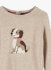 Thomas Brown Jumper Little Puppy Jumper in Oatmeal