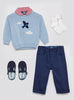 Thomas Brown Jumper Little Wilbur Jumper - Trotters Childrenswear