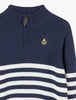 Thomas Brown Jumper Noah Half-Zip Jumper