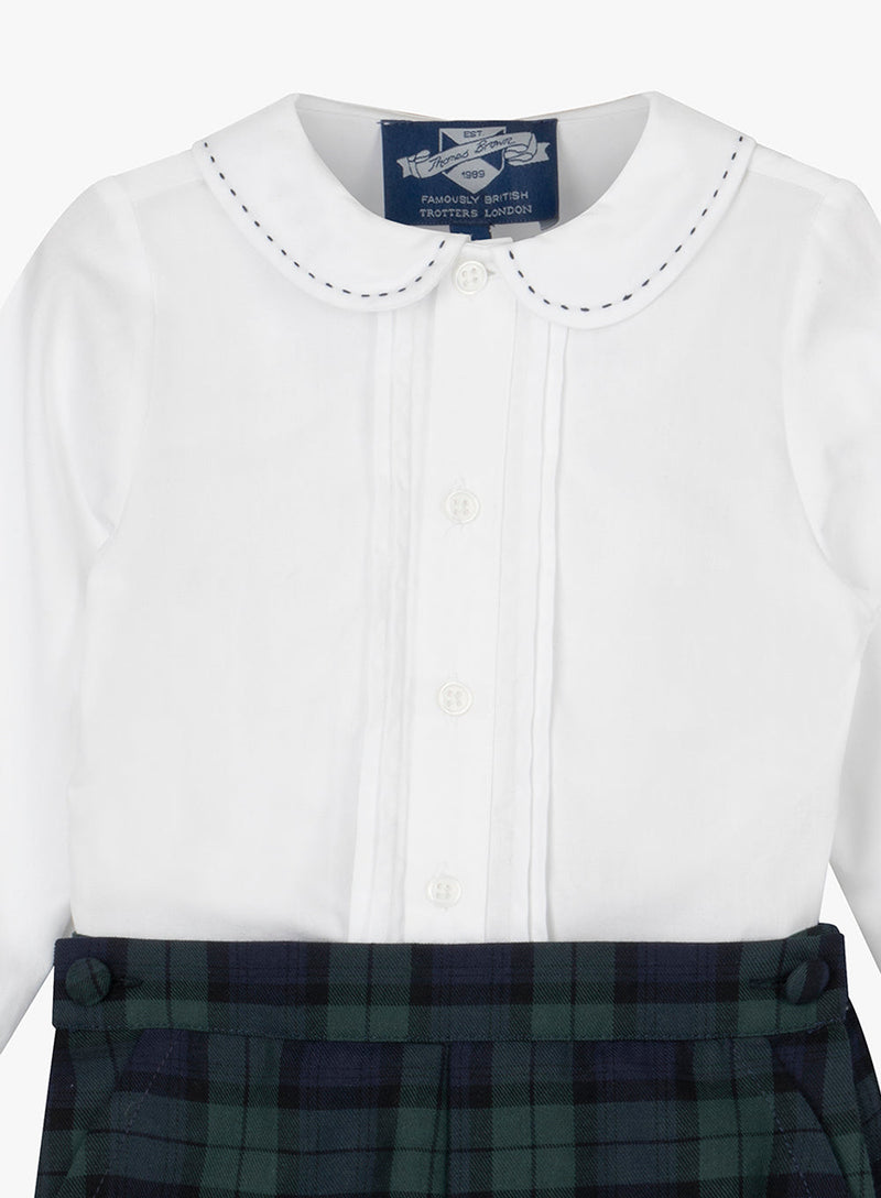 Thomas Brown Set The Little Rupert Set in Navy Tartan