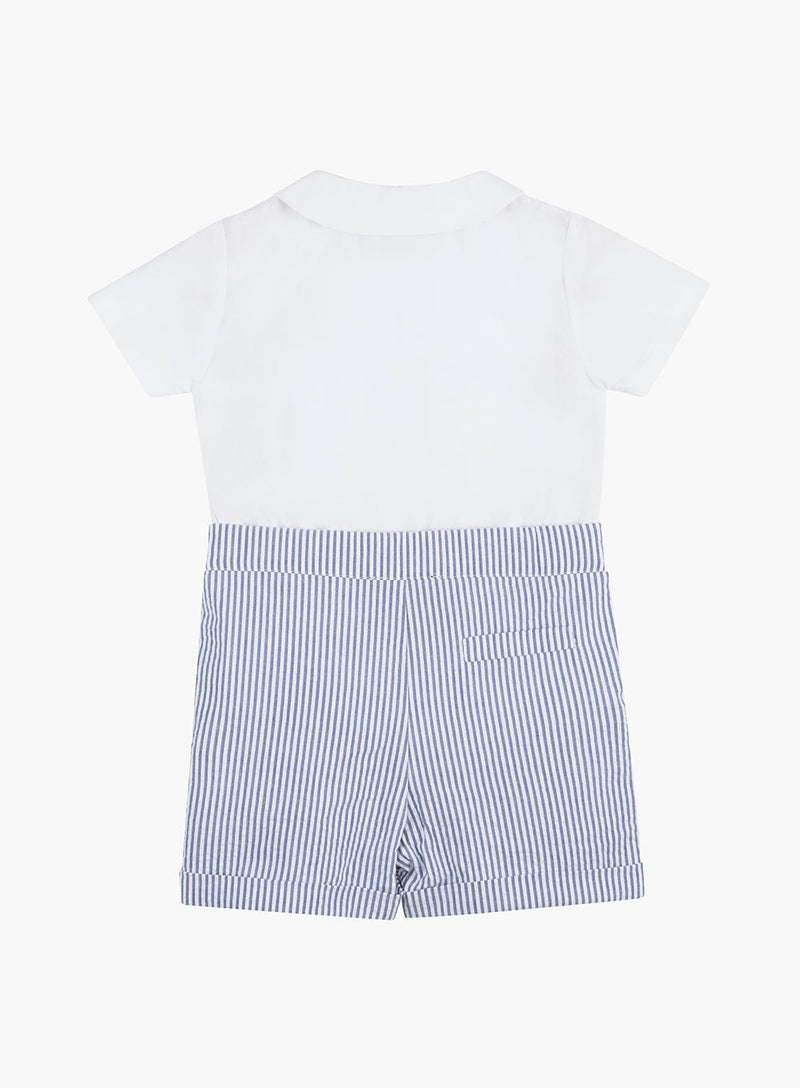 Thomas Brown Set The Little Rupert Set in Navy/White