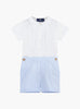Thomas Brown Set The Little Rupert Set in Pale Blue/White