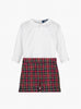 Thomas Brown Set The Little Rupert Set in Red Tartan