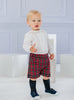 Thomas Brown Set The Little Rupert Set in Red Tartan