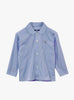 Thomas Brown Shirt Little Peter Shirt in Blue Gingham