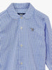 Thomas Brown Shirt Little Peter Shirt in Blue Gingham