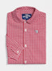 Thomas Brown Shirt Little Peter Shirt in Red Gingham