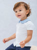 Thomas Brown Shirt Little Short-Sleeved Arthur Shirt - Trotters Childrenswear