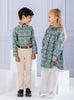 Thomas Brown Shirt Strawberry Thief Shirt