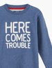 Thomas Brown Sweatshirt Here Comes Trouble Sweater