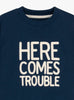Thomas Brown Sweatshirt Here Comes Trouble Sweatshirt