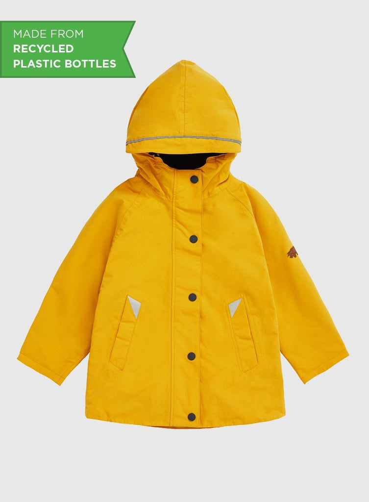 Töastie Rainmac Toastie Waterproof Raincoat in Yellow - Trotters Childrenswear