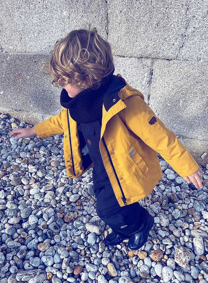 Töastie Rainmac Toastie Waterproof Raincoat in Yellow - Trotters Childrenswear