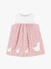 Trotters Dress Little Petal Duck Dress in Red Cherry