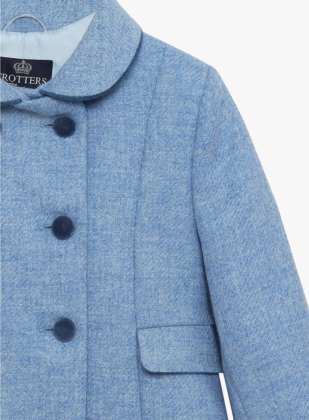 Pale blue coat uk shop