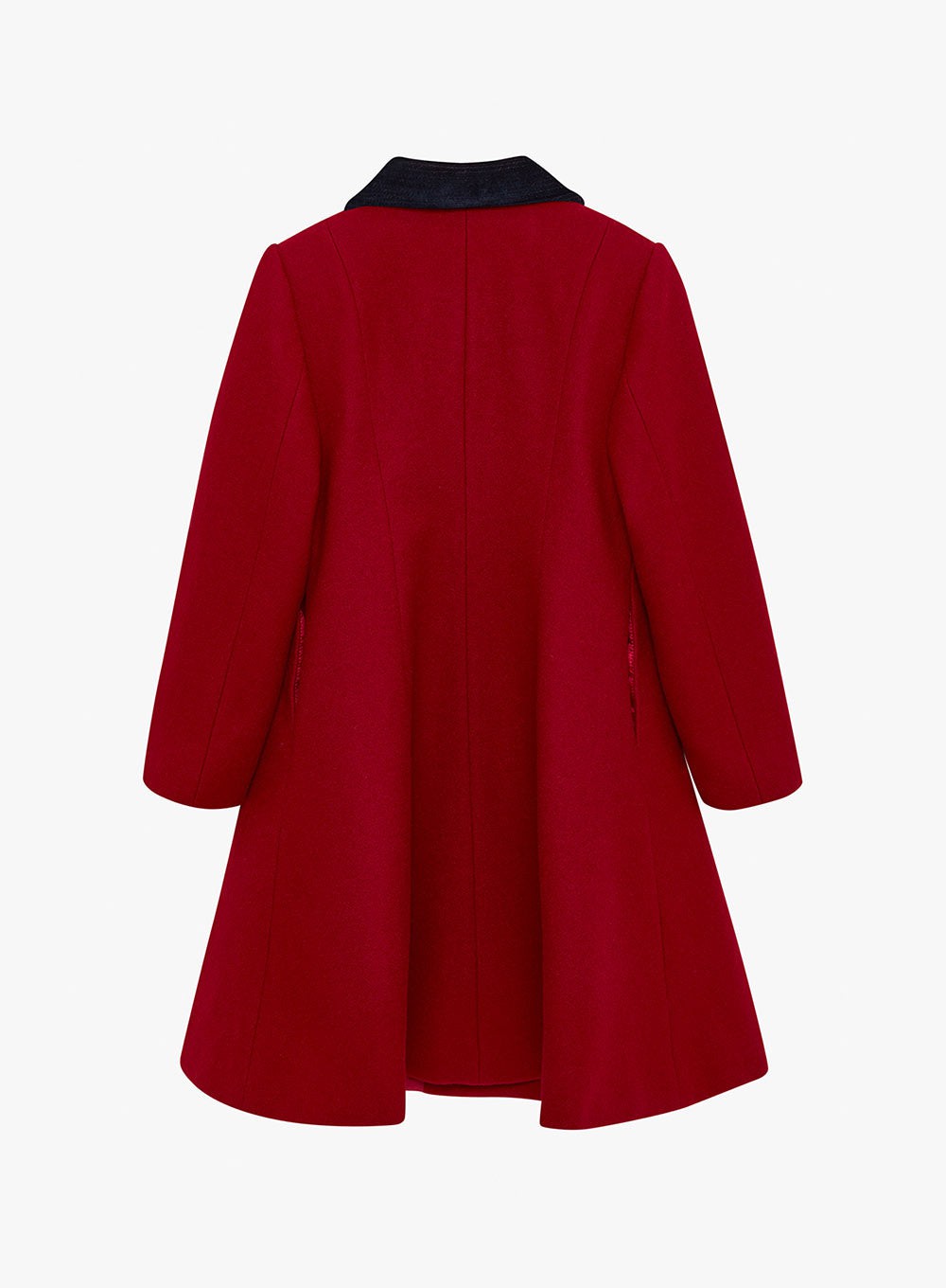 Red collar coat new arrivals