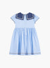 Trotters Heritage Dress Philippa Sailor Dress in Pale Blue