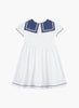 Trotters Heritage Dress Philippa Sailor Dress in White