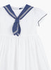 Trotters Heritage Dress Philippa Sailor Dress in White